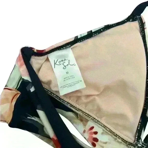 KONA SOL FLORAL BIKINI 👙 TOP - Picture 4 of 4